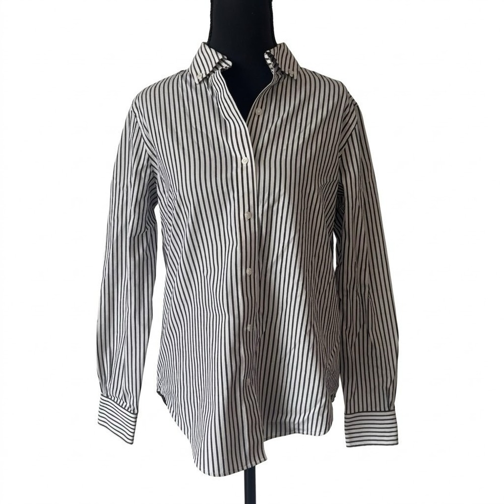Brooks Brothers Women's 4 Shirt Supima Cotton Stripe Classic Fit Non Iron Office